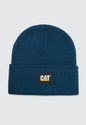 Cat Label Cuff Beanie