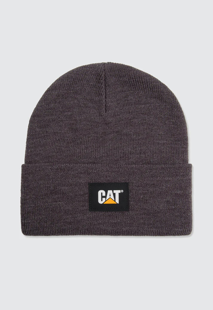 Cat Label Cuff Beanie