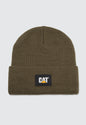 Cat Label Cuff Beanie