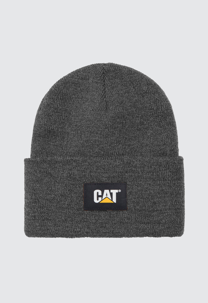 Cat Label Cuff Beanie