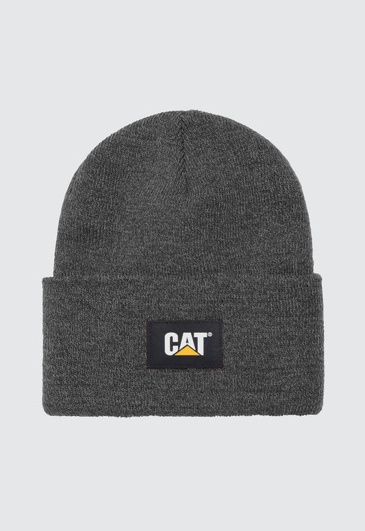 Cat Label Cuff Beanie