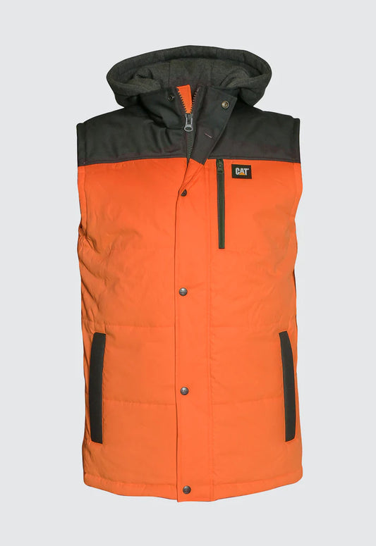 Hi Vis Hooded Work Vest