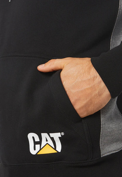 Logo Panel Hooded Sweatshirt