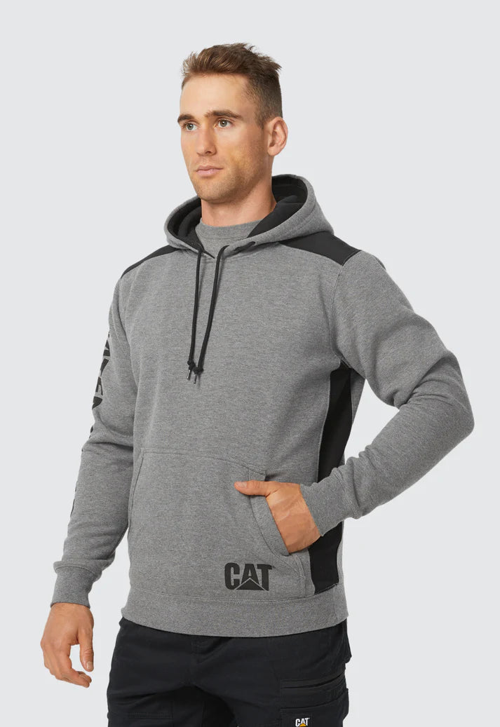 Logo Panel Hooded Sweatshirt