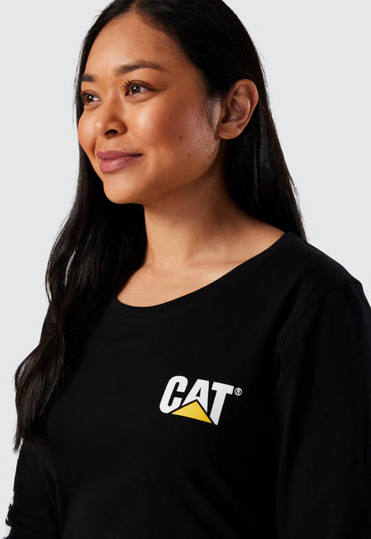 Cat Trademark Long Sleeve Banner Tee