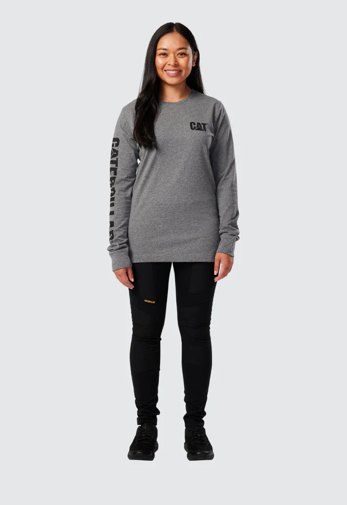 Cat Trademark Long Sleeve Banner Tee