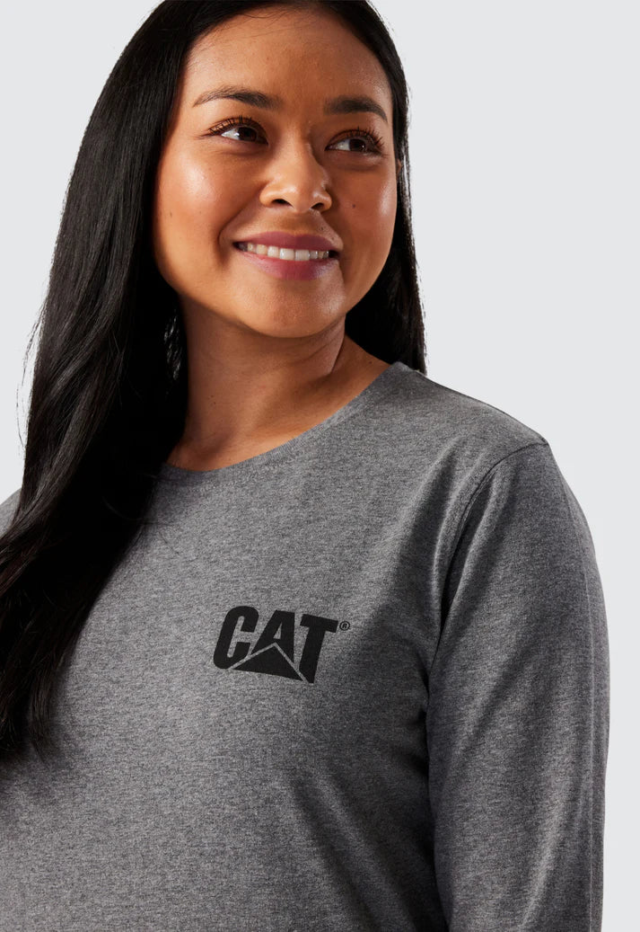Cat Trademark Long Sleeve Banner Tee
